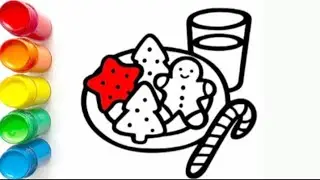 How to Draw Cute Christmas Snacks | Easy Step by Step Tutorial