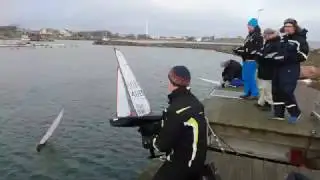 DragonForce 65 winter sailing at XSS H&ouml;n&ouml;, Sweden