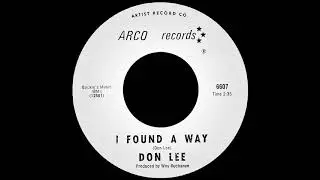 Don Lee - I Found A Way - ARCO 6607