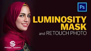 Luminosity Mask and Retouch Photo | luminosity Mask | photoshop 2021| #shorts