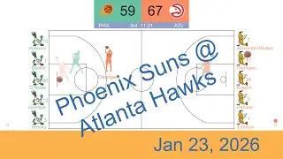 [NBA 2025-26] Phoenix Suns vs Atlanta Hawks | Jan 23, 2026