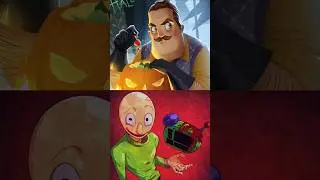 NEIGHBOR VS BALDI #helloneighbor #baldi #indie #shorts #edit #vs #neighbor #shortvideo #memes #xd