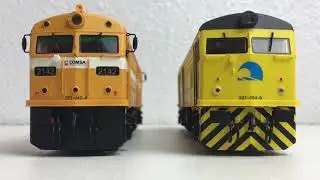 Locomotoras Serie 321 COMSA e Infraestructuras Renfe de Electrotrén con El Taller del Modelista