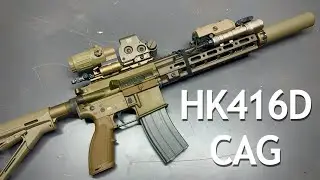 Airsoft VFC HK416D CAG Setup | Gas Blowback Build