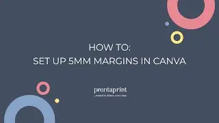 Как установить поля 5 мм в Canva от Prontaprint