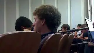 Dude nodding off in class
