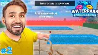I FINALLY EXPANDED MY WATER PARK | WATER PARK SWIMMING POOL GAMES #2