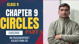Maths Academy . is live! class 9 chapter circles