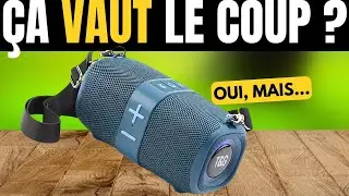 Enceinte Portable TG667 &ndash; Boombox Compact avec LED Clignotantes &ndash; Connexion T&eacute;l&eacute;phone, Tablette TV