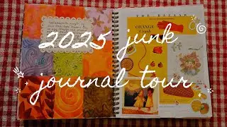 Tour of the largest art journal I’ve ever used ✂️📓✏️