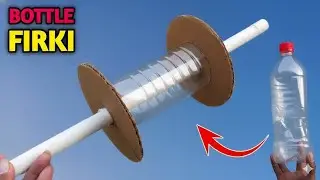 How to make Firki (chakri), plastic bottle firki making, firki kese banate hai, 🪁DIY firki