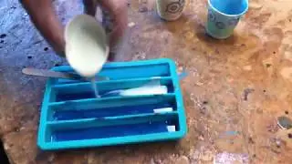 Pen Blank Casting - Blue, Pearl, and Bronze - NEW VID!