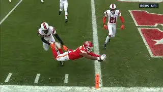 JuJu Smith-Schuster dives to pylon on Chiefs' TD score