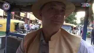 Heritage walk in Old Delhi with U.S. Embassy spokesperson Joe
