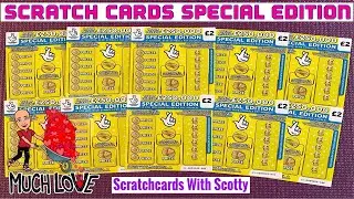 Scratch Cards Special Edition from The U.K. National Lottery