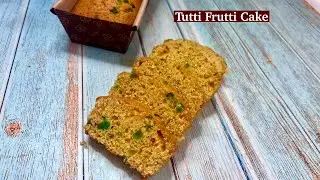 Easy Tutti Frutti Cake for Bake Sale| Cake Recipe in 10 minutes