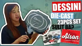 UNBOXING ASSEMBLE DESSINI 23 PCS DIE-CAST COOKWARE SET FROM ALSON MALL ONLINE TAIWAN SULIT BA?