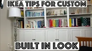 IKEA HACKs for custom built in look