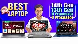 2026 Best Laptop Under ₹50,000 ⚡ Professional, Editing & Gaming ⚡ Intel 13th vs 14th Gen