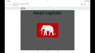 Flag bnad:Asian capitals