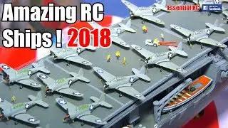 BEST AMAZING RC BOATS and SHIPS at BOVINGTON TANK MUSEUM SOUTH WEST MODEL SHOW 2018
