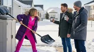 HOA Karen Stole My Snow Shovel And Hid It, Security Footage Sent Her Straight To Small Claims Court
