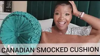 DIY CANADIAN SMOCKED CUSHION I SOUTH AFRICAN YOUTUBER