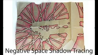 Negative Space Shadow Drawing
