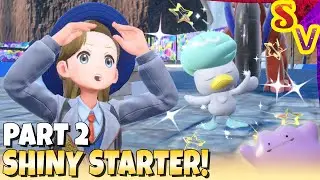 SHINY ONLY RUN PART 2! Shiny Starter Hunting for Quaxly in Pokemon Scarlet