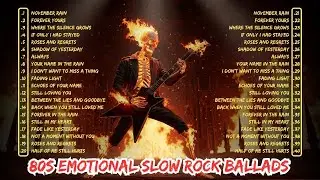 Slow Rock Ballads for Late Night Listening | Emotional Love Songs to Relax