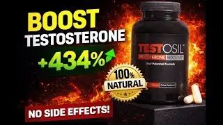 This Natural Pill Boosted Testosterone 434% (No Side Effects!)