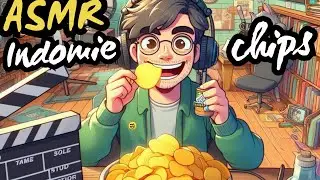 ASMR Indomie Chitato Chips Eating Sounds 🤤 #asmr #asmrsounds #indomie #chips #eatingsounds