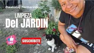 ..simplemente limpiando jardín/vlog