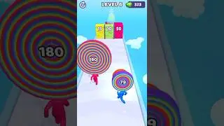 Layer Man 3D: Run & Collect Lvl.6 😆😱 #shorts #games