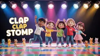 Clap Clap Stomp Stomp Song  | Clap Clap Song | Kids Dance Songs | Mini Music World & Kids Dance
