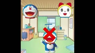 Wrong head puzzle #shorts #cartoon #shortsfeed #animation #doremon