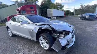 Silver 2013 Tesla S85 vin 5YJSA1CN8DFP24318 Lot 57981131