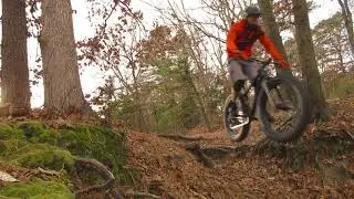 TREK Fatbike shredding South Jersey 2017 sand pit with crash footage