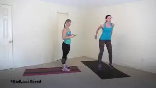💪-Bad Lass WOD- DROPPIN' IT DOWN - Real Time {full body}
