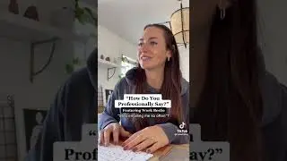 How to talk in a professional manner