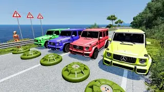 Cars vs Contact Mine #2 🔥  BeamNG.Drive