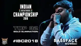INDIAN BEATBOX CHAMPIONSHIP&trade; 2018 | Solo Eliminations | BASSFACE | BEATBOX INDIA