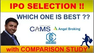 CAMS IPO Vs. CHEMCON IPO Vs ANGEL BROKING IPO.  FIND OUT WHICH IS THE BEST IPO with COMPARISON STUDY