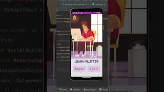 First Screen of the application #shorts #flutter