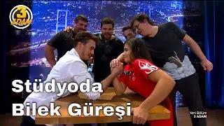 Bilek Güreşinde Dünya 2.si Olan Gamze Çınar Stüdyoda! | 3 Adam