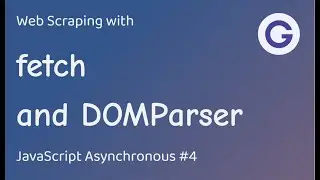 fetch and DOMParser - Web Scraping my logo - JS Asynchronous #4