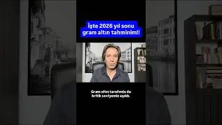 Gram altın i&ccedil;in 2026 yıl sonu hedefim!! #altın
