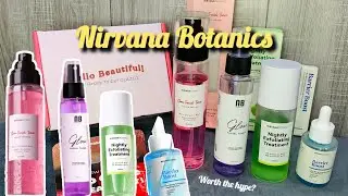 HONEST REVIEWS ON NIRVANA BOTANICS👀 [glow facial toner, Nightly Exfoliating Treatment,Barrier Boost]