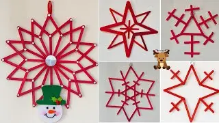 Don&rsquo;t Throw Away Ice Cream Sticks! ❄️ 6 Brilliant Christmas Decoration Ideas 2025!