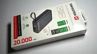 Swissten Extra Small & Fast Charge 20000 mAh Unboxing
